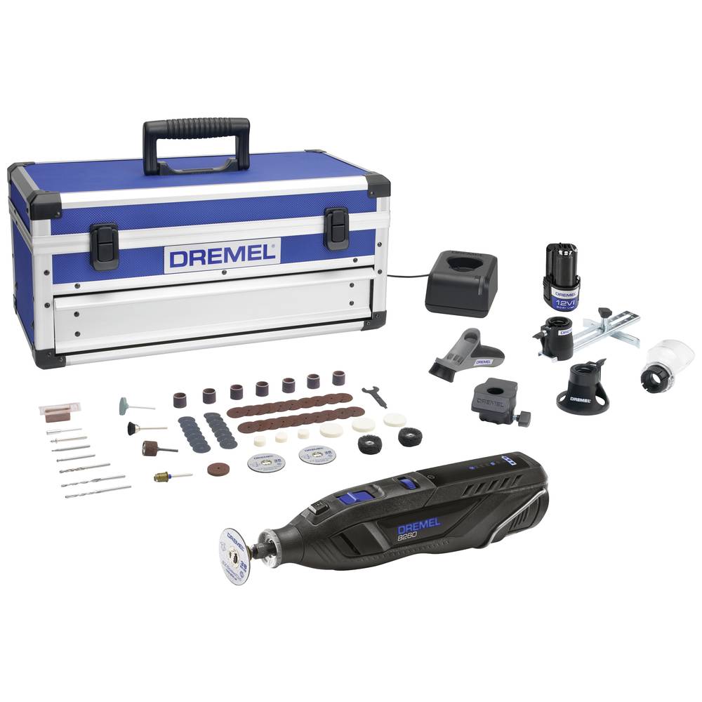Dremel 8710364082711 Multifunctioneel accugereedschap Incl. 2 accus, Incl. lader, Incl. koffer, Incl. accessoires 12 V 3.0 Ah