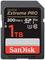 Speicherkarte SanDisk Extreme PRO SDXC mit 1 TB Kapazität und bis zu 200 MB/s Übertragungsgeschwindigkeit. Geeignet für 4K-Video.