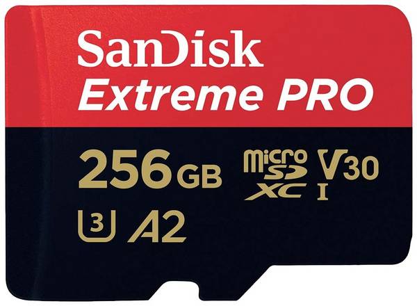 SanDisk Extreme Pro - Flash-Speicherkarte (microSDXC-an-SD-Adapter inbegriffen)