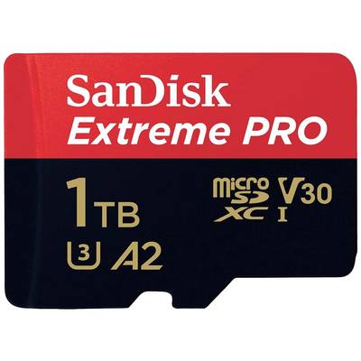 SanDisk Extreme PRO microSDXC-Karte 1000 GB Class 10 UHS-I stoßsicher, Wasserdicht