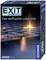 Brettspiel 'EXIT - Das Spiel: Das verfluchte Labyrinth'. Zeigt ein Labyrinth mit leuchtendem Ausgang. Level: Einsteiger. Kosmos Verlag.