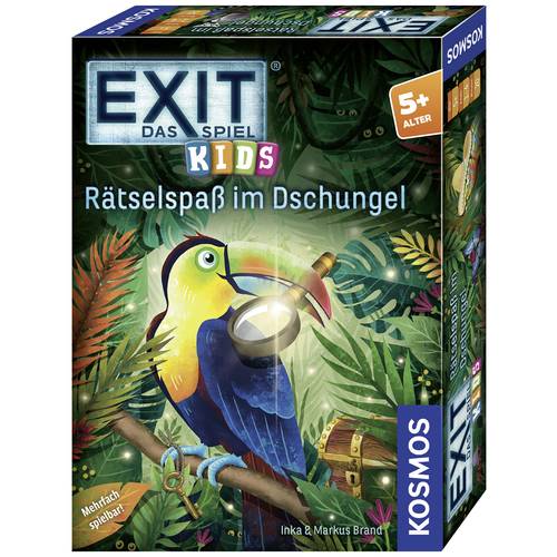 Kosmos EXIT® - Das Spiel Kids: Rätselspaß im Dschungel 683375 Anzahl Spieler (max.): 4