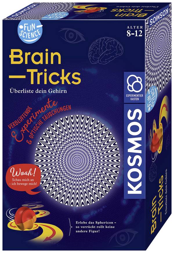 Kosmos Fun Science Brain Tricks, Experimentier-Set, Strom, 8 Jahr(e), Mehrfarbig