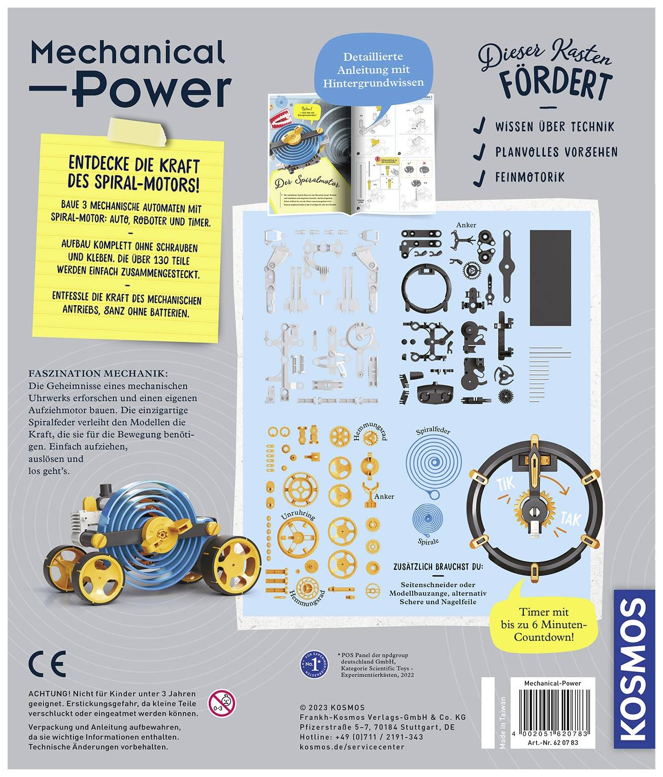 Kosmos Mechanical Power, Roboter, Ingenieurswesen, 8 Jahr(e), Mehrfarbig-1