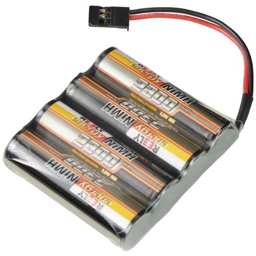Reely Modellbau-Empfängerakku (NiMh) 4.8 V 2300 mAh Zellen-Zahl: 4 Mignon (AA) Side-by-Side Futaba-Buchse