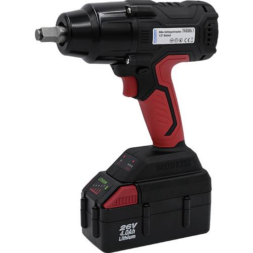 Kunzer 7ASS05.1 Akku-Schlagschrauber 800 Nm 26 V Anzahl mitgelieferte Akkus 1 4000 mAh Li-Ion inkl. Koffer, inkl. Ladege...