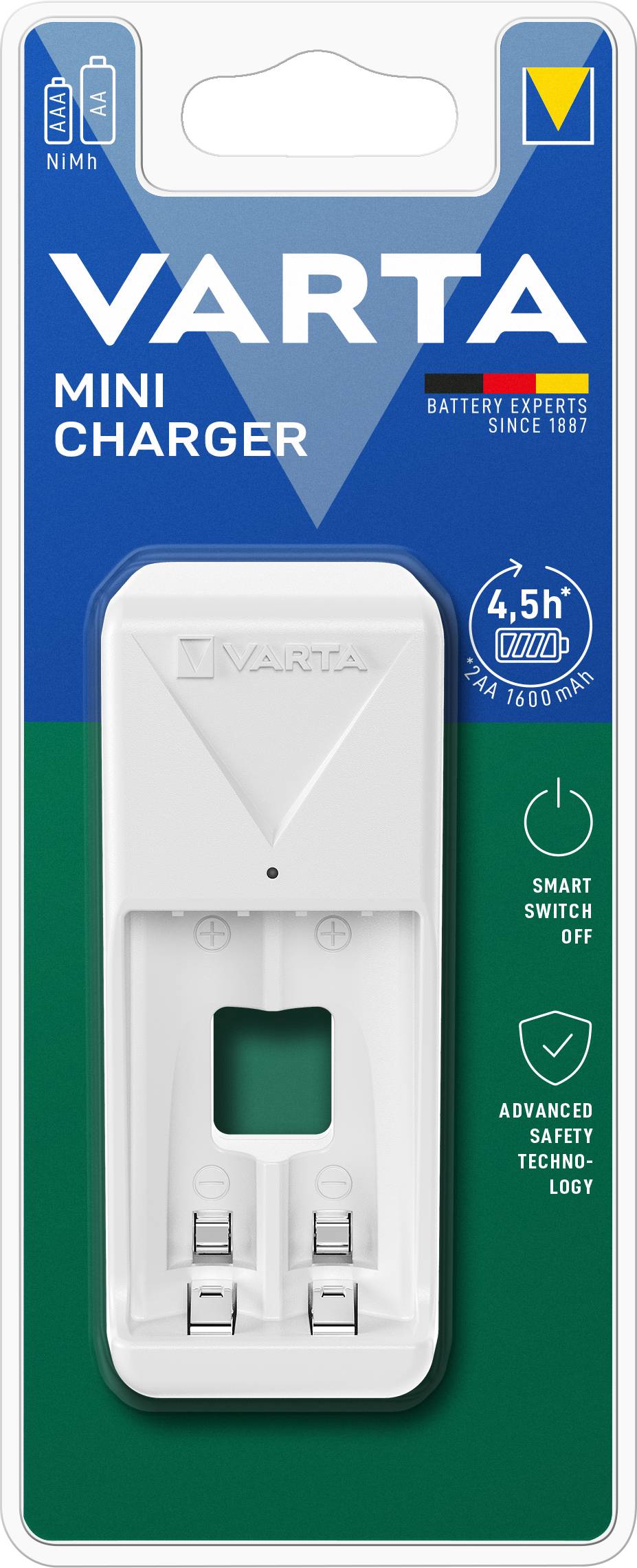 Varta Easy Charger - 4,5 Std. Batterieladegerät - (für 2xAA/AAA)-6