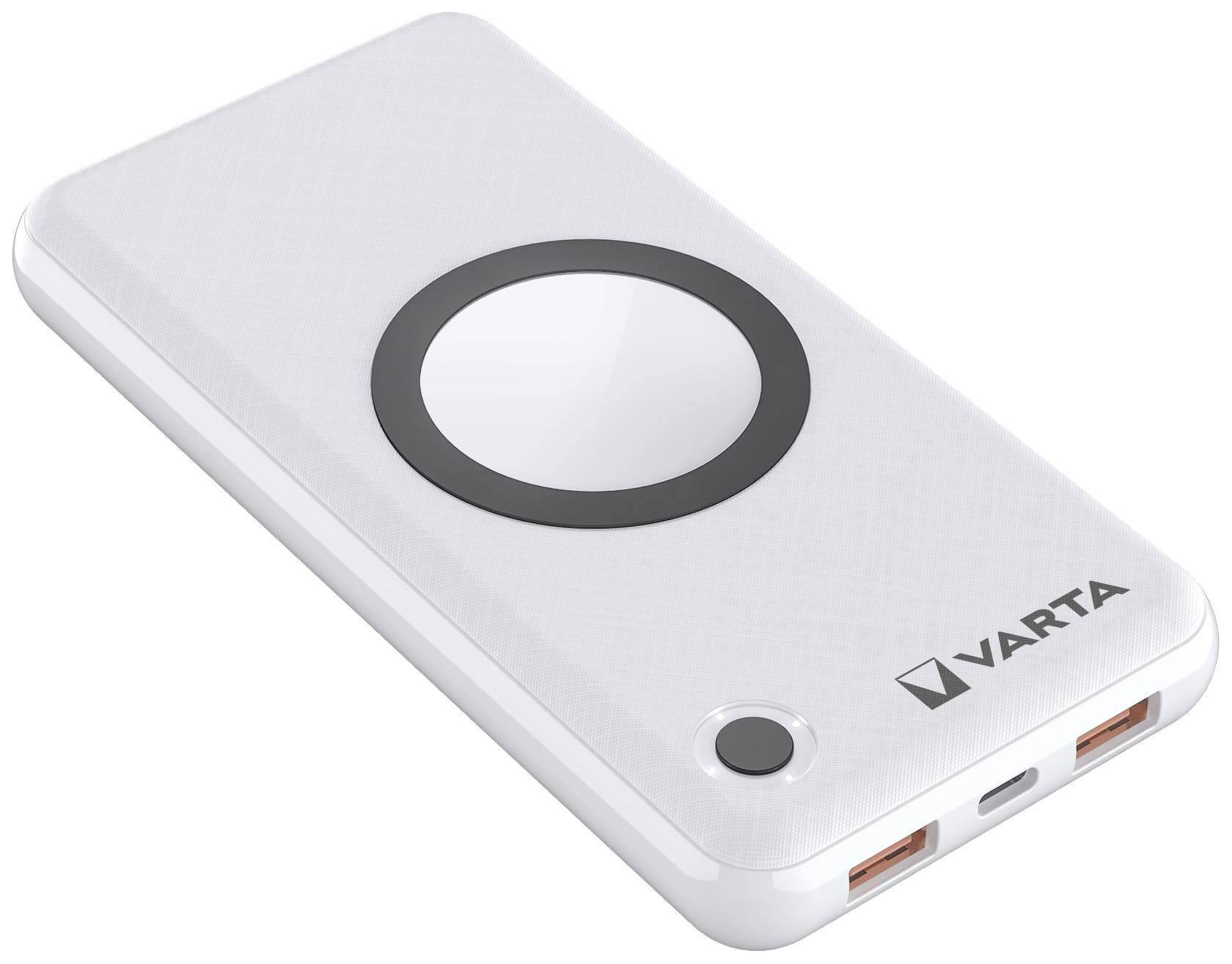 Varta - Induktive Power Bank - 2-in-1 - Li-Pol - 15000 mAh - 55.5 Wh - 20 Watt - 3 A - PD, QC 3.0 - 3 Ausgabeanschlussst-0