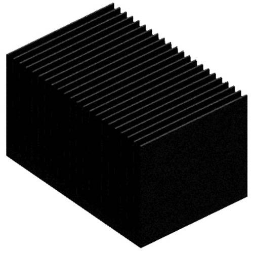 Fischer Elektronik 10133679 SK 628/50 SA Strangkühlkörper 4.5 K/W (L x B x H) 50 x 75 x 45 mm