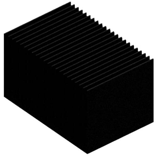 Fischer Elektronik 10133681 SK 628/75 SA Strangkühlkörper 4.5 K/W (L x B x H) 75 x 75 x 45 mm