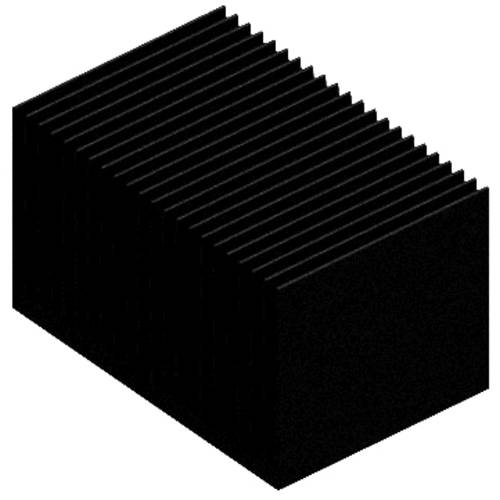 Fischer Elektronik 10133683 SK 628/100 SA Strangkühlkörper 4.5 K/W (L x B x H) 100 x 75 x 45 mm