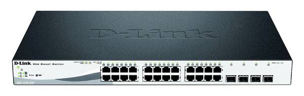 D-Link DGS-1210-28P/E DGS-1210-28P/E Netzwerk Switch 24 + 4 Port 56 GBit/s PoE-Funktion