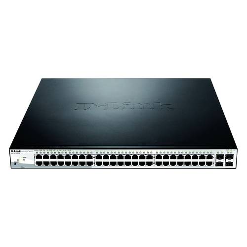 Thumbnail - D-Link DGS-1210-52MP/E Netzwerk Switch RJ45/SFP 48 + 4 Port 104 Gbit/s PoE-Funktion