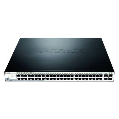 D-Link DGS-1210-52MP/E Netzwerk Switch RJ45/SFP  48 + 4 Port 104 Gbit/s PoE-Funktion 
