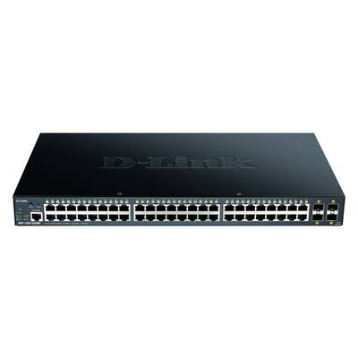 D-Link DGS-1250-52XMP/E Netzwerk Switch RJ45/SFP+ 48 + 4 Port 176 Gbit/s PoE-Funktion