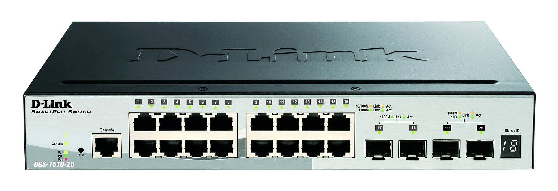 D-LINK 20-Port Smart Managed Gigabit Stack Switch 2x 10G, dlink|green 3.0