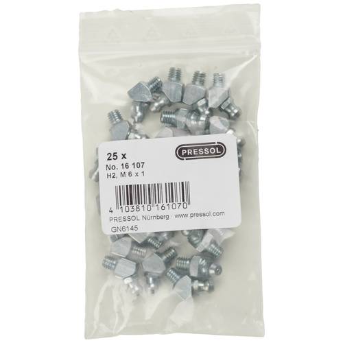 Pressol Kegelschmiernippel H2-45°, M 6 x 1-VZ-VK 25 St.
