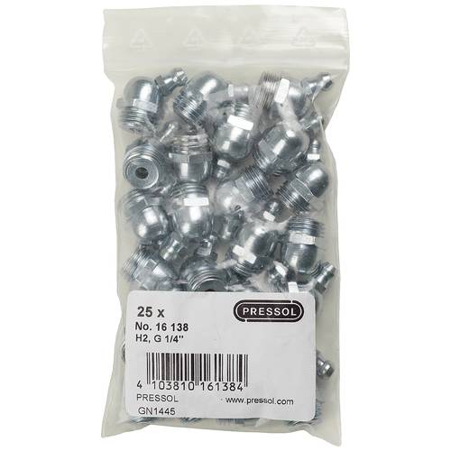Pressol Kegelschmiernippel H2-45°, G 1/4-VZ-SK 25 St.