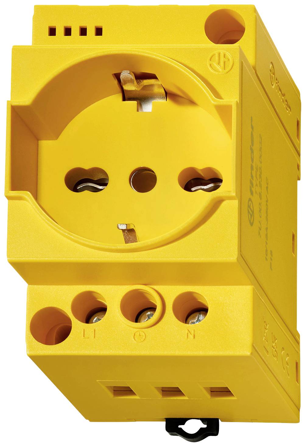 Schaltschrank-Steckdose Finder 7U.00.8.230.0002 Gelb 1 St.