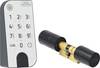 Burg Wächter ENTRYhome 5001 PIN 50010 Türschloss IP53 mit beleuchteter Tastatur, Bluetooth-fähig