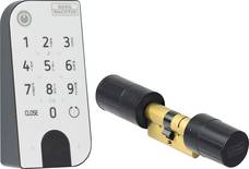 Burg Wächter ENTRYhome 5001 PIN 50010 Türschloss IP53 mit beleuchteter Tastatur, Bluetooth-fähig