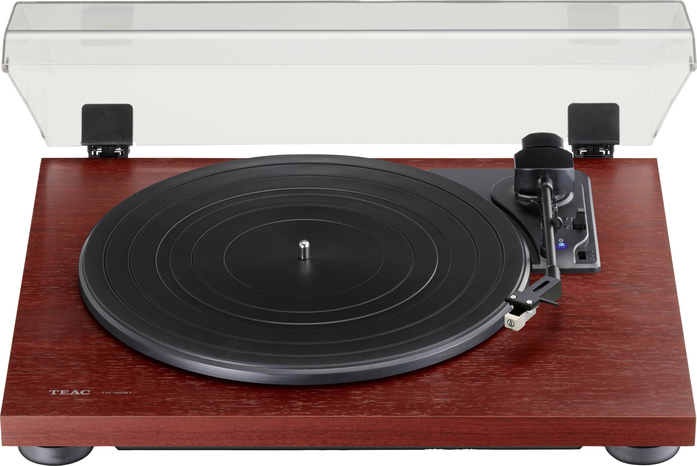 Teac TN-180BT - Plattenspieler - kirschrot-0