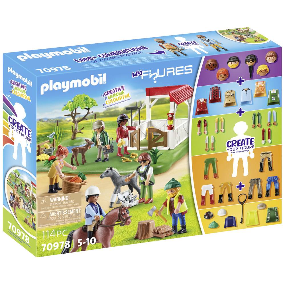 Playmobil® Constructie-speelset My Figures: Horse Ranch(70978), My Figures (114 stuks)