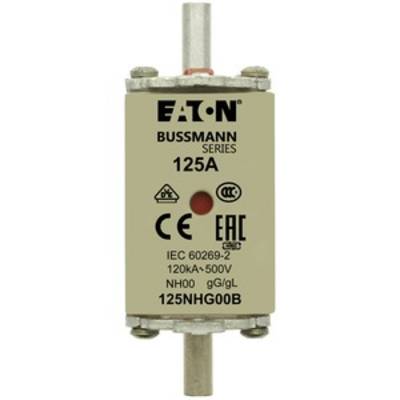 Sicherungseinsatz von Eaton Bussmann Series, 125A, IEC 60269-2, 120kA-500V.