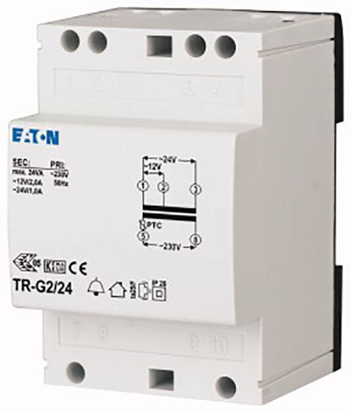 EATON Y7-272484 Universal-Netztransformator 1 x 230 V 2 x 12 V, 24 V 1.9 W 2 A