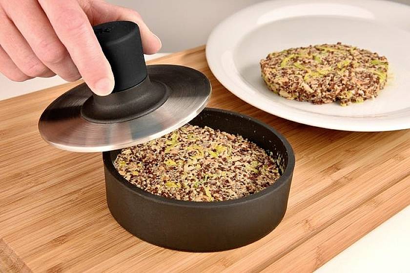 WMF Pattypresse 12,5cm Burgerpresse Schwarz-5