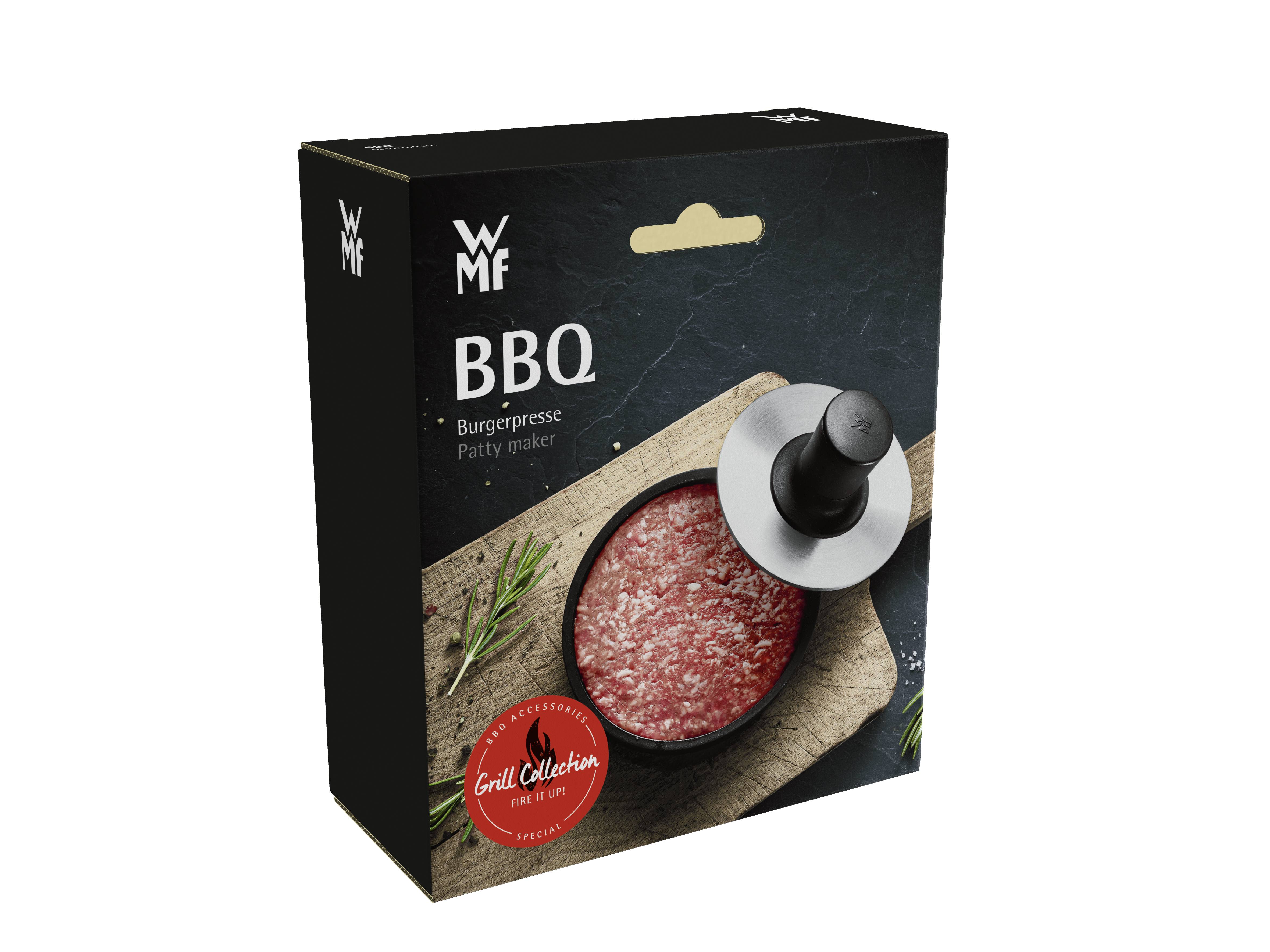 WMF Pattypresse 12,5cm Burgerpresse Schwarz-2