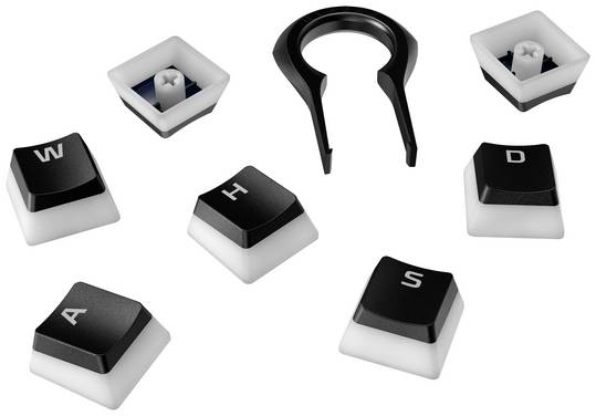 HyperX Pudding Keycaps Tastenkappen Schwarz