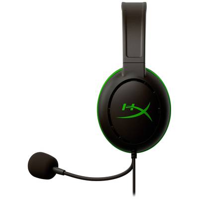 HyperX CloudX Chat Headset (Xbox Licensed) Gaming Over Ear Headset kabelgebunden Mono Schwarz/Grün  Lautstärkeregelung, 