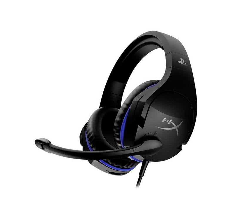 KINGSTON HyperX Cloud Stinger (PS4 Licensed) Gaming Over Ear Headset kabelgebunden Stereo Schwarz/Bl