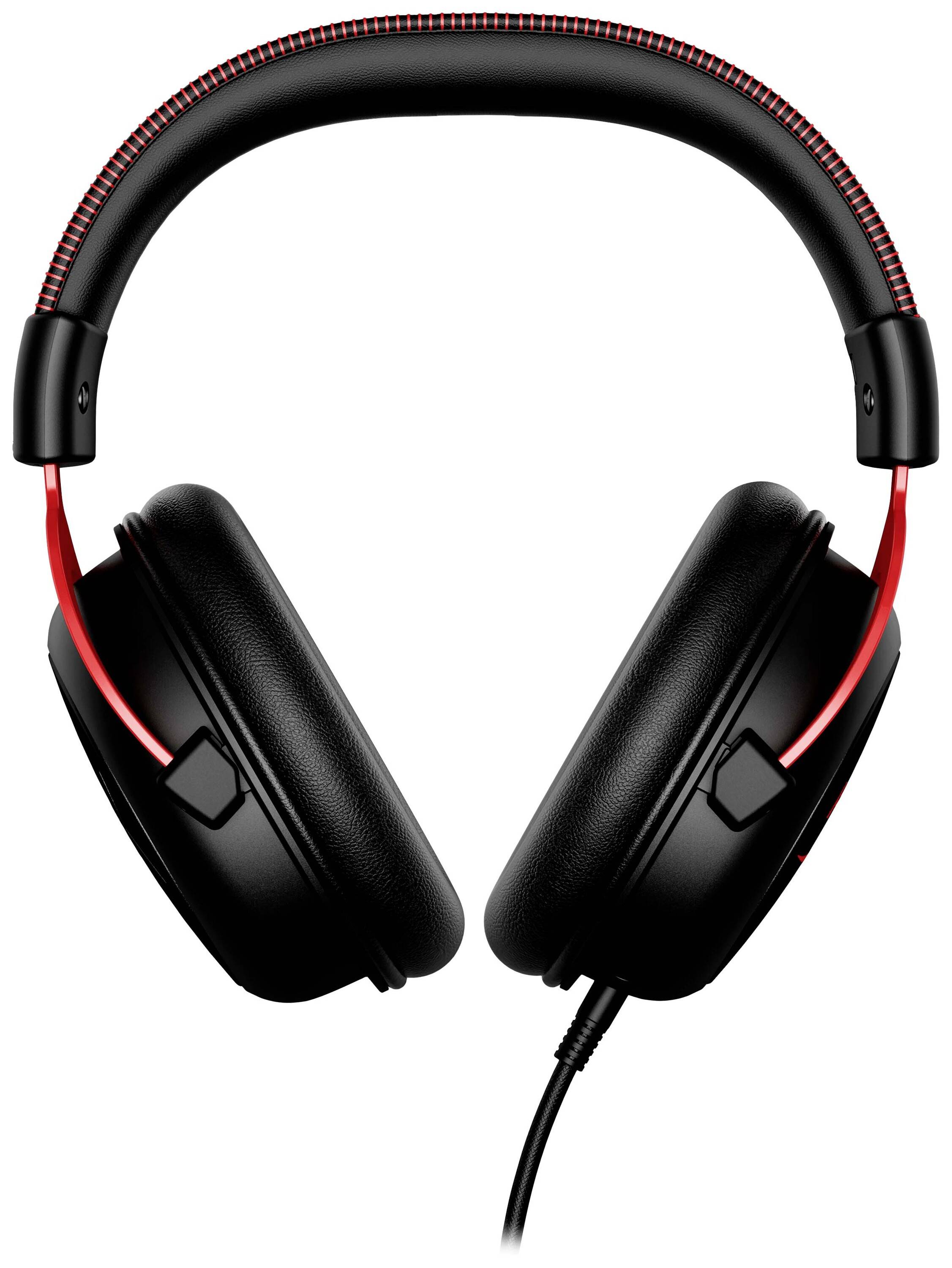 KINGSTON HyperX Cloud II Red Gaming Over Ear Headset kabelgebunden Stereo Schwarz/Rot