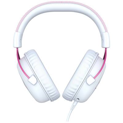 HyperX Cloud II Pink Gaming Over Ear Headset kabelgebunden Stereo Pink, Weiß  
