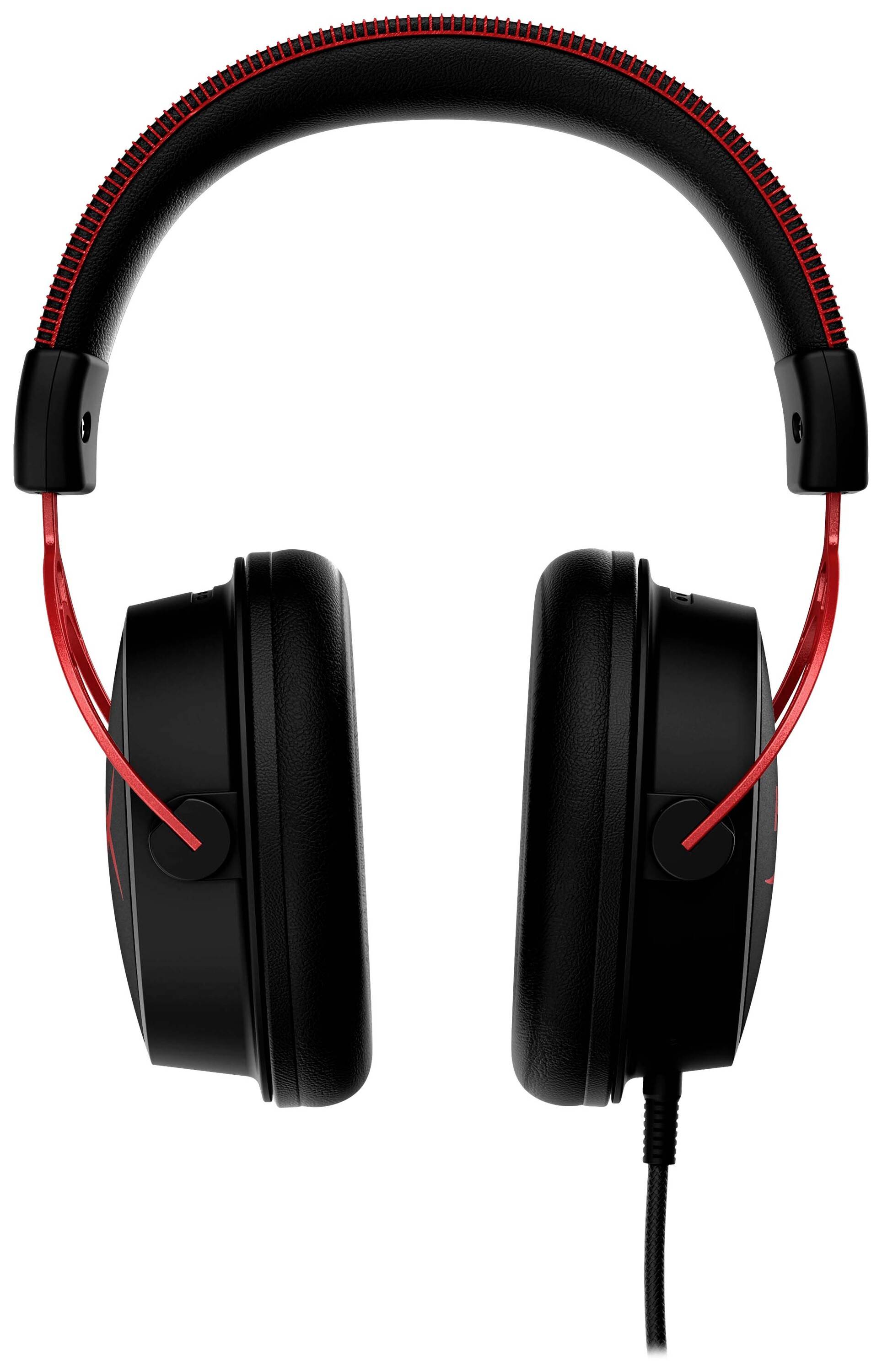 KINGSTON HyperX Cloud Alpha Red Gaming Over Ear Headset kabelgebunden Stereo Schwarz/Rot Lautstärker