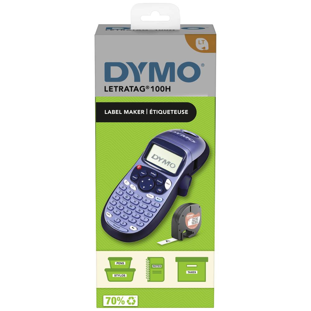 DYMO LetraTag LT-100H Labelmaker Geschikt voor labels: LT 12 mm