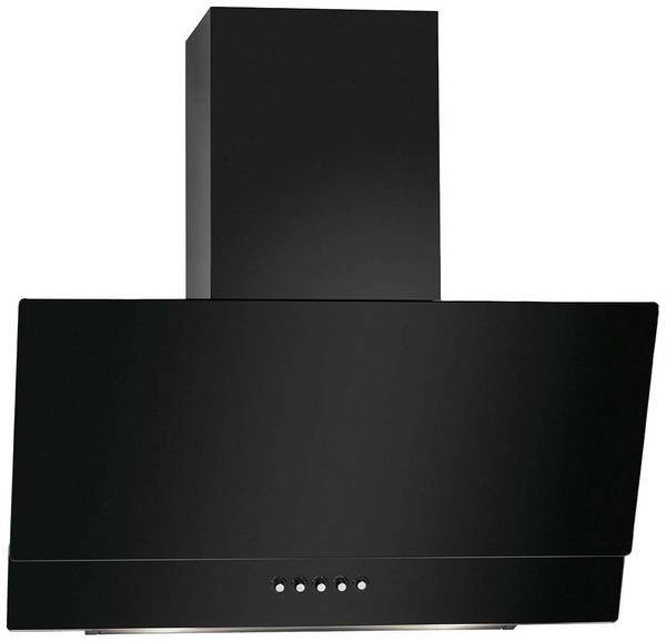 Bomann DU 7607 G Wand-Dunstabzugshaube 600 mm EEK: B (A+++ - D) 68 dB Schwarz