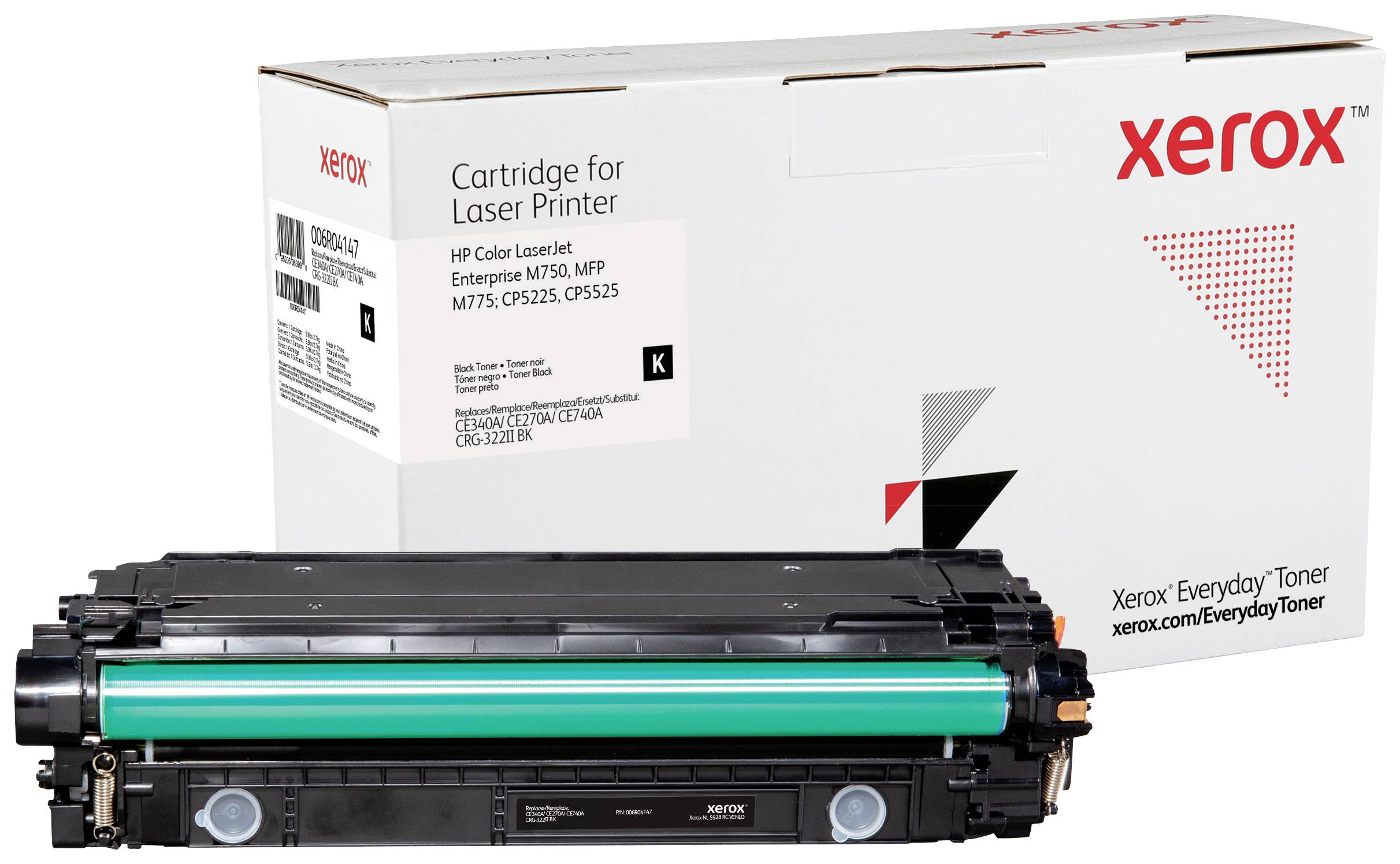 XEROX Everyday - Toner Schwarz - ersetzt HP 651A / 650A / 307A für HP Color LaserJet Enterprise M750