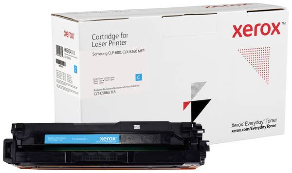 Xerox Everyday Toner High Yield Cyan cartridge eq to Samsung CLT-C506L for use in