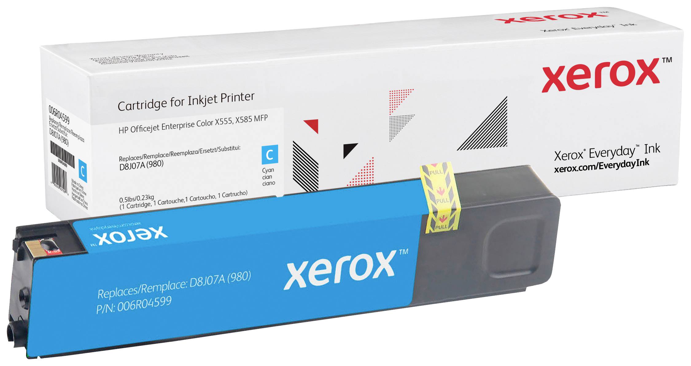 XEROX - Cyan - kompatibel - Tonerpatrone (Alternative zu: HP D8J07A) - für HP Officejet Enterprise C