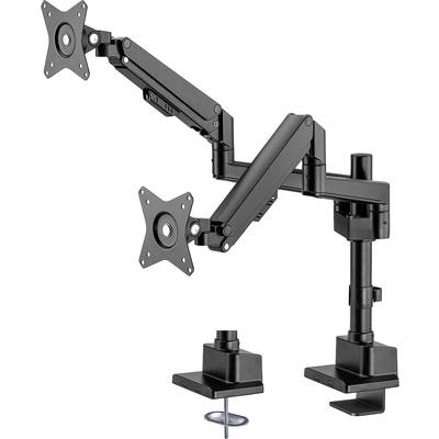 My Wall HL 51-2 L 2fach Monitor-Tischhalterung 43,2 cm (17") - 81,3 cm (32") Schwarz Drehbar, Neigbar