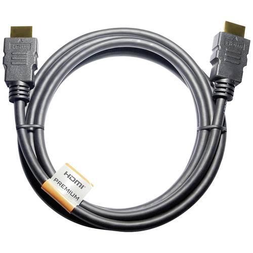 Thumbnail - Maxtrack HDMI Anschlusskabel HDMI-A Stecker, HDMI-A Stecker 1.00 m Schwarz C 215-1 L 4K UHD HDMI-Kabel