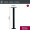 Schwarze zylindrische Lampe, 600 mm hoch und 159 mm Durchmesser. Oben steht 'Inhalt content contenu'. Unten rechts: '5 Jahre Garantie'.