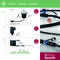 'LED-Beleuchtungsset mit 3x Scheinwerfer, 1x LED-Modul, und 1x Kabel 5150 mm. Schutzklasse IP67, IP44, IP68. 5 Jahre Garantie.'