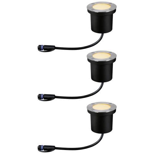 Paulmann P+S Floor Set insect friendly 94717 Beleuchtungssystem Plug & Shine LED-Außeneinbauleuchten (Basis-Set) LED 13....
