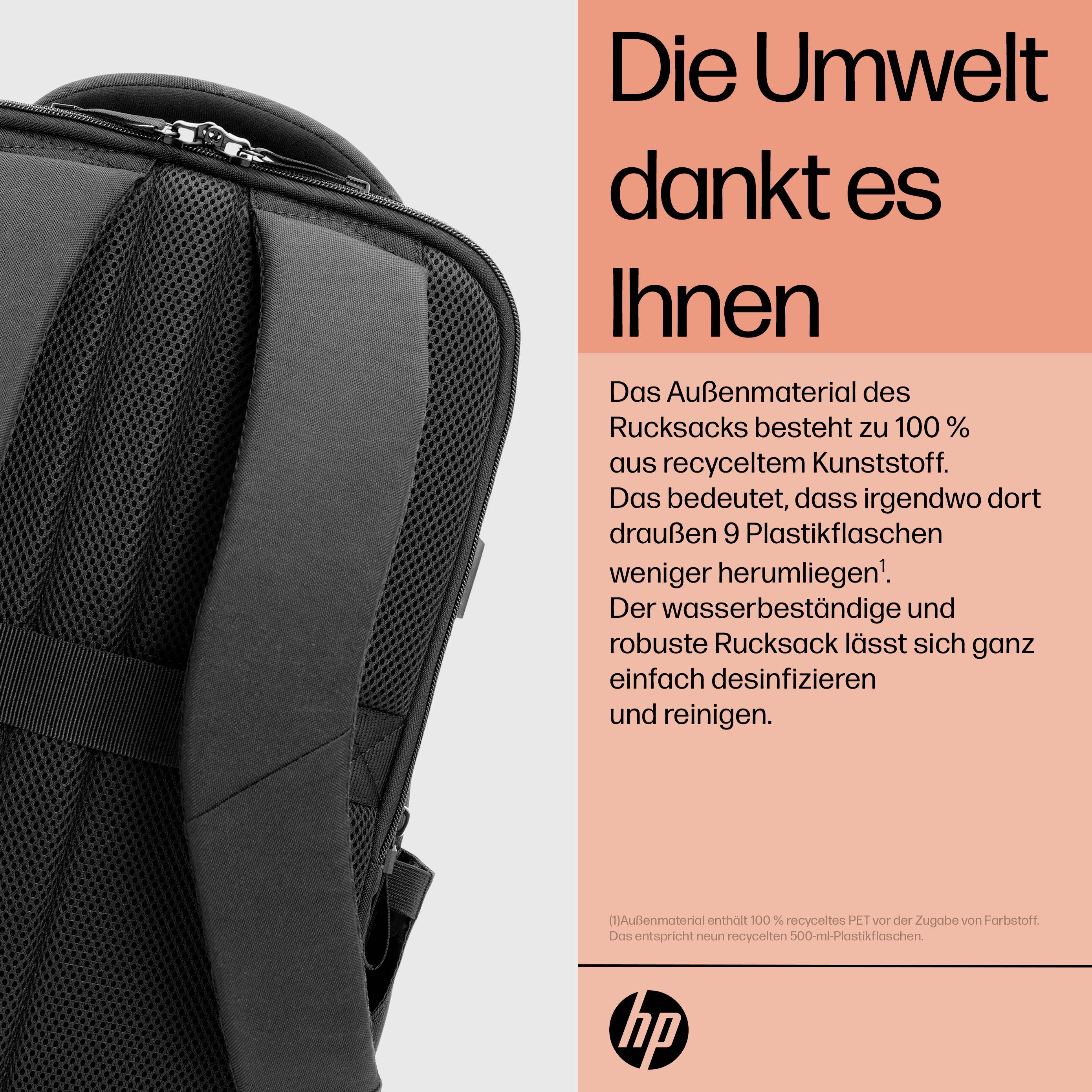 HP Notebook Rucksack Renew Executive 16-inch Laptop Backpack Passend für maximal: 40,6 cm (16") Schwarz-8