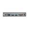 Eine Dockingstation mit Anschlüssen: USB-C, HDMI, zwei USB-A, SD-Kartenleser, MicroSD-Kartenleser und 3,5-mm-Audiobuchse.