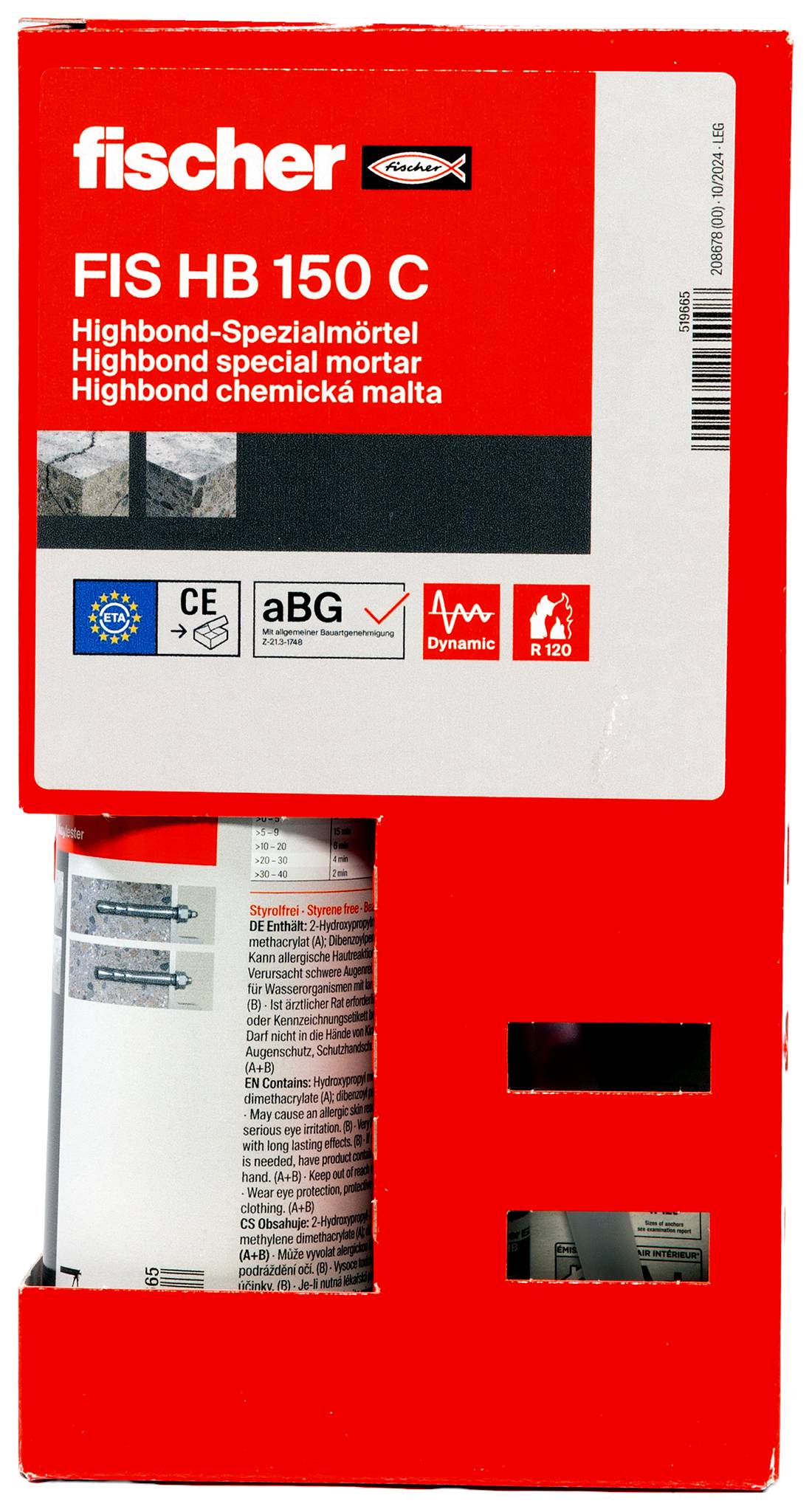 Fischer Mörtel FIS HB 150 C 519665 145 ml-2